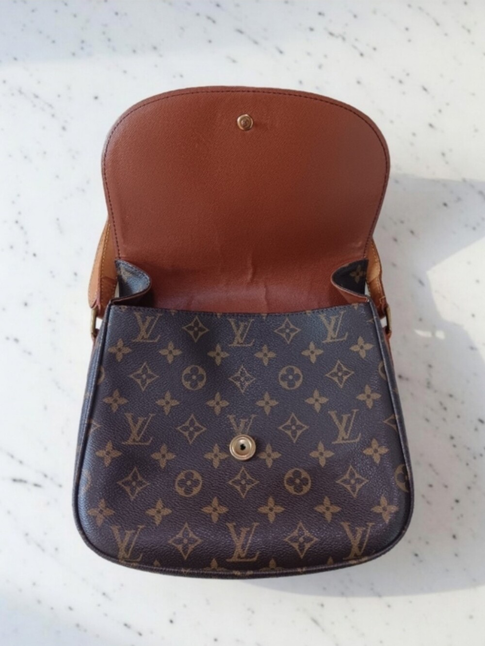 Louis Vuitton Saint Cloud GM Monogram Crossbody Vintage 1998 ✨ COA - Picture 11 of 16